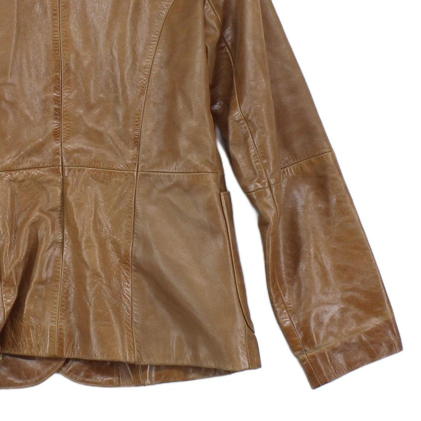 Womens Leather Blazer Uk Made