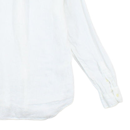 Mens Linen Shirt Slim Fit Button Down Long Sleeve
