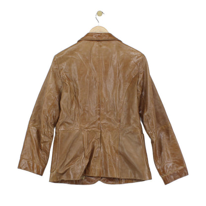 Womens Leather Blazer Uk Made