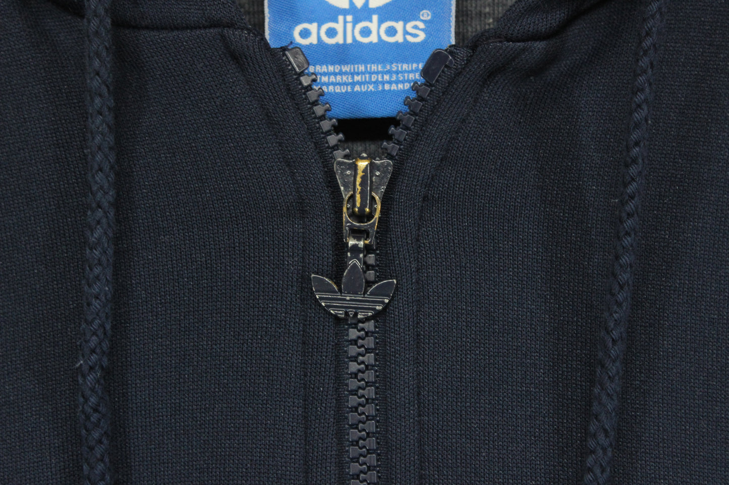Mens Hoodie Full Zip Trefoil