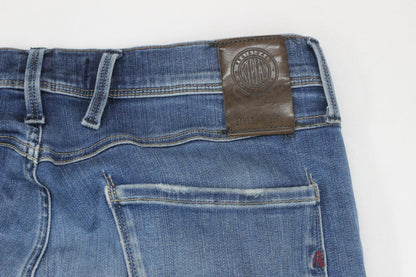 Mens Jeans Denim Tapered Stretch
