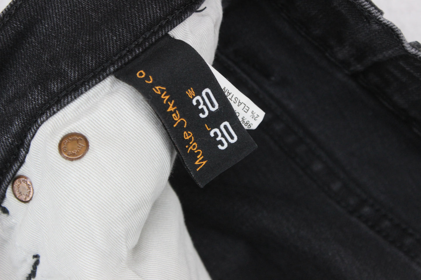 Mens Grim Tim Jeans Slim Fit Denim