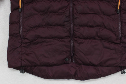Womens Quilted Jacket Hooded Full Zip