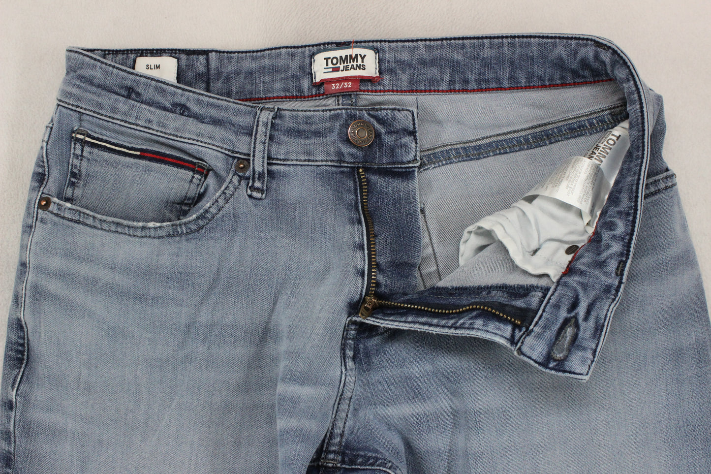 Mens Scanton Jeans Slim Fit Stretch Distressed