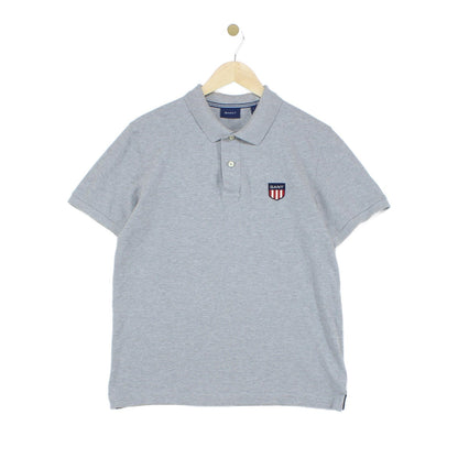 Mens Polo Shirt Logo Short Sleeve