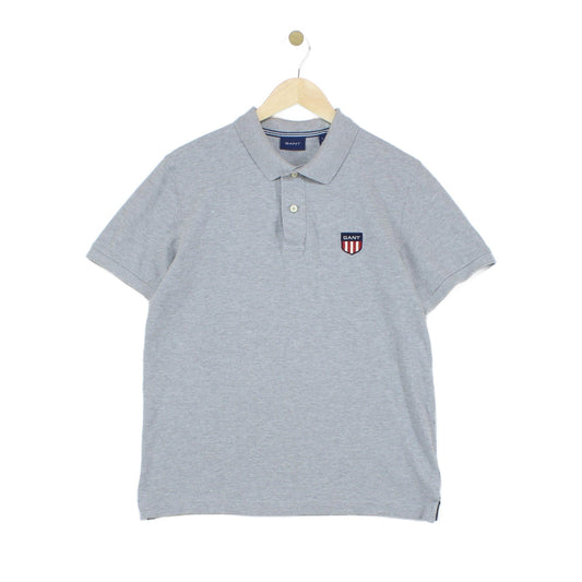Mens Polo Shirt Logo Short Sleeve