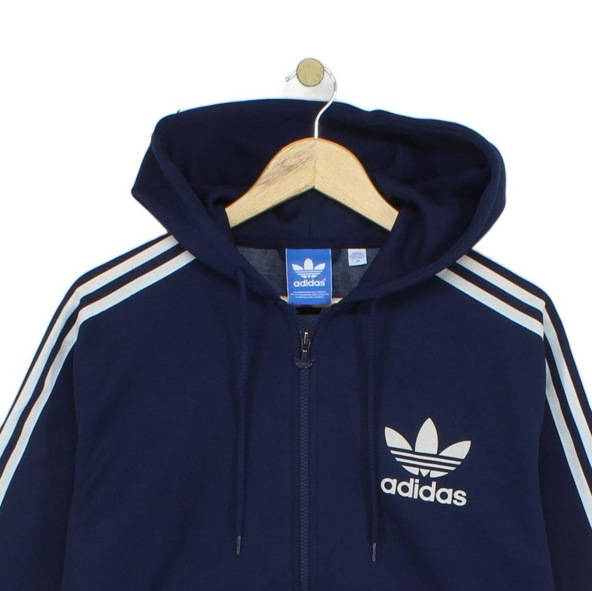 Mens Hoodie Full Zip Trefoil
