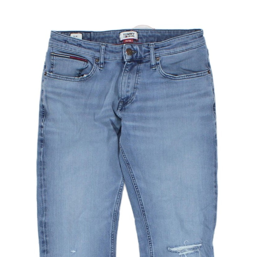Mens Scanton Jeans Slim Fit Stretch Distressed