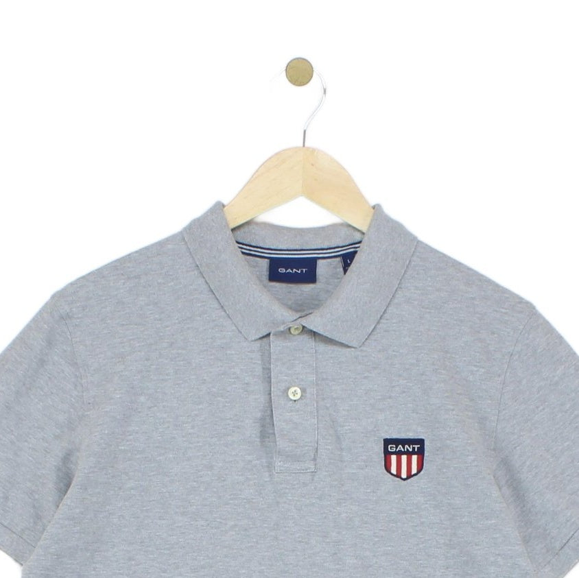 Mens Polo Shirt Logo Short Sleeve