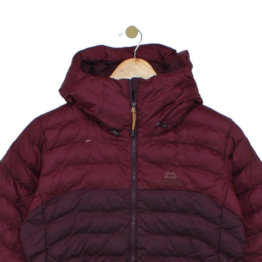 Womens Quilted Jacket Hooded Full Zip