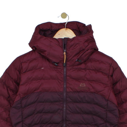 Womens Quilted Jacket Hooded Full Zip