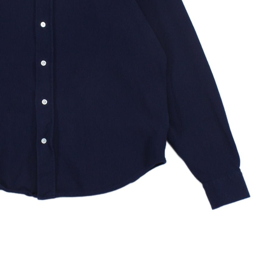 Mens Ribbed Shirt Slim Fit Button Up Long Sleeve