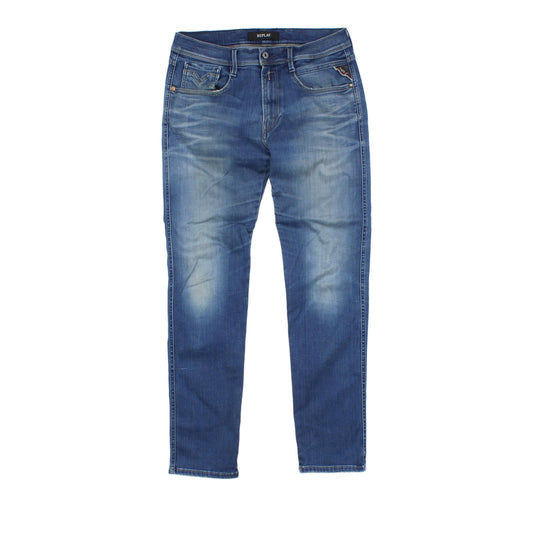 Mens Jeans Denim Tapered Stretch