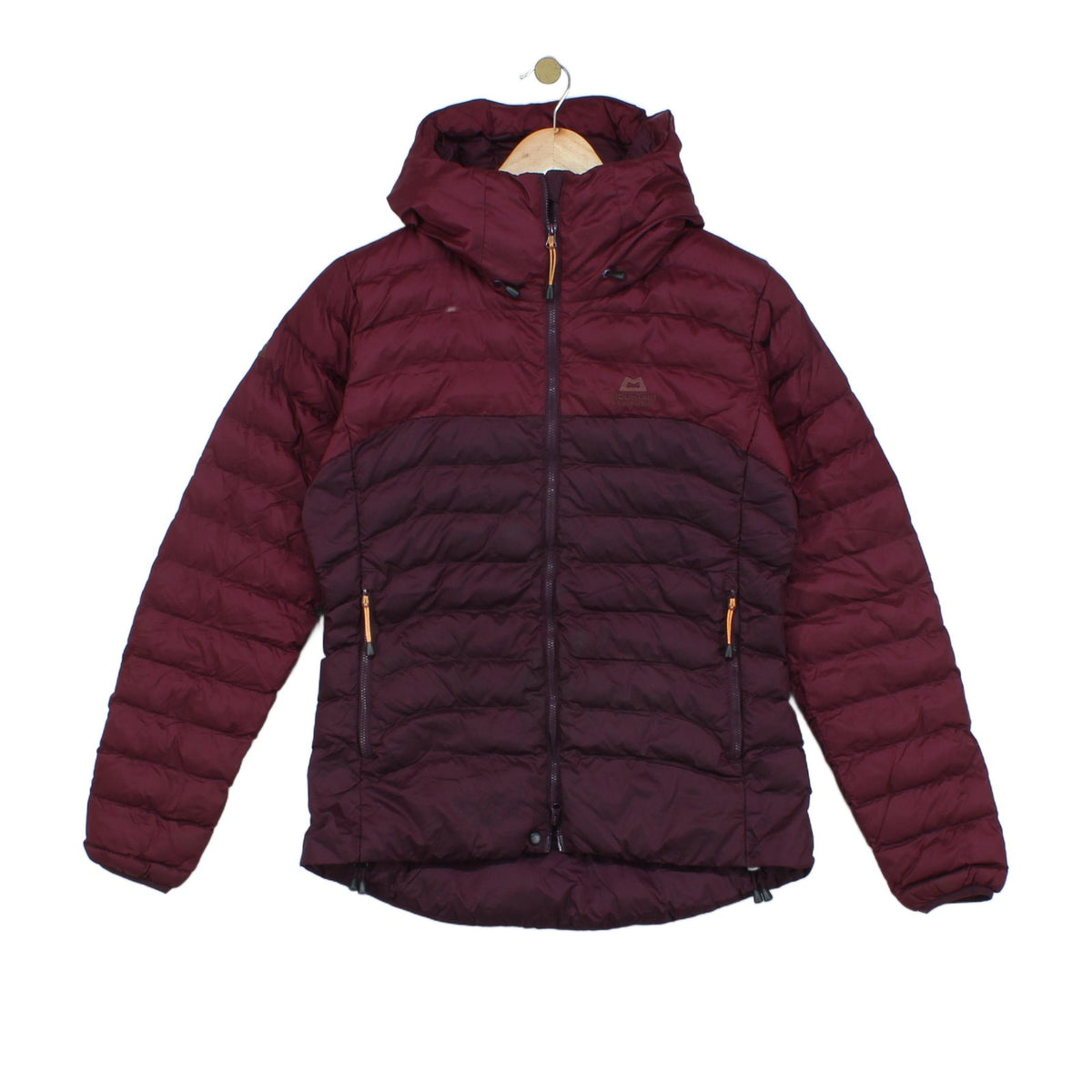 Womens Quilted Jacket Hooded Full Zip