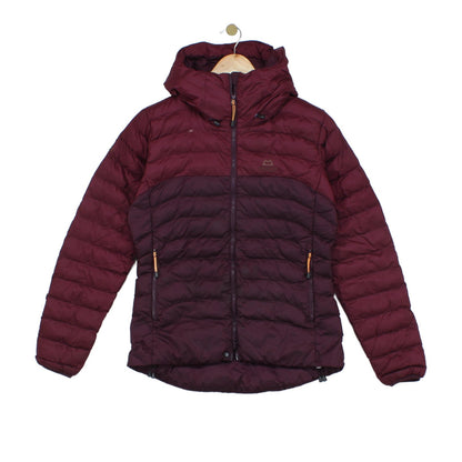 Womens Quilted Jacket Hooded Full Zip