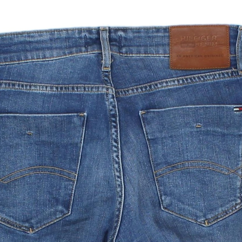 Mens Denim Shorts Slim Fit Stretch