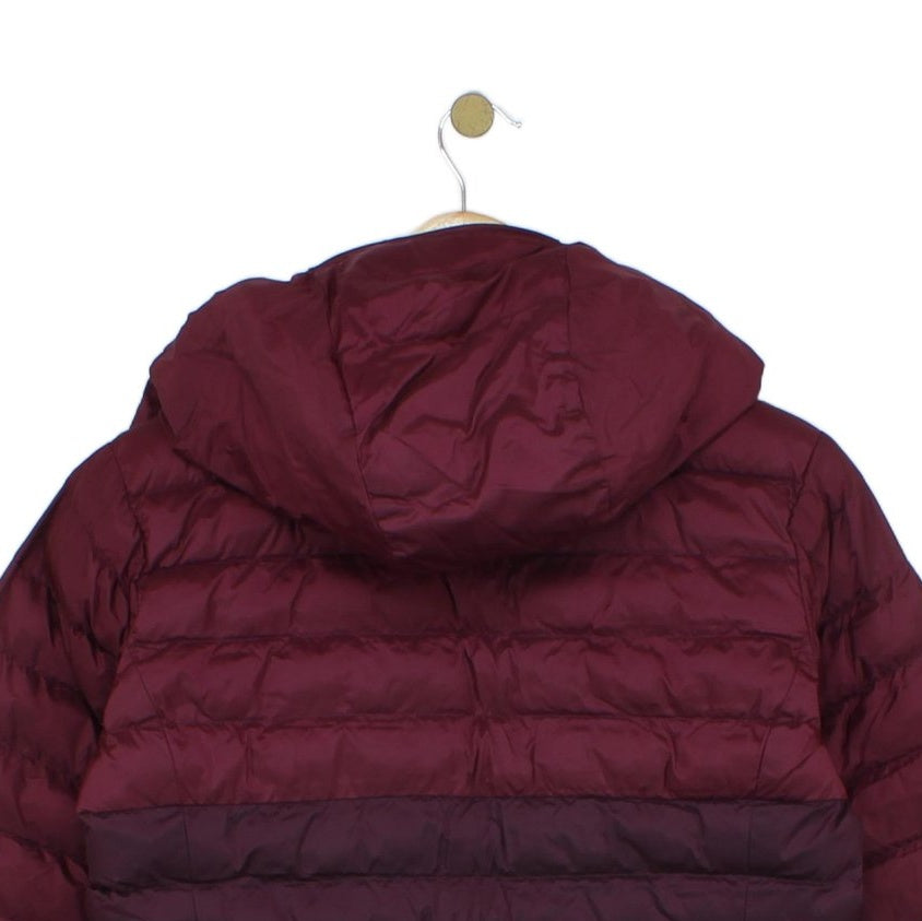 Womens Quilted Jacket Hooded Full Zip