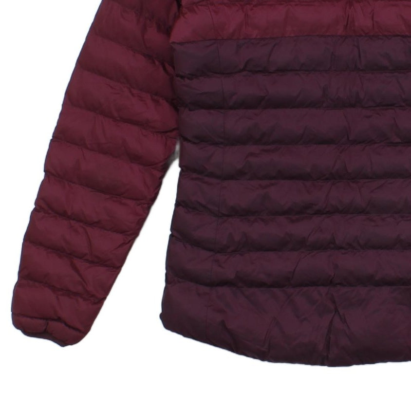 Womens Quilted Jacket Hooded Full Zip