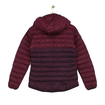 Womens Quilted Jacket Hooded Full Zip