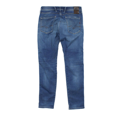 Mens Jeans Denim Tapered Stretch