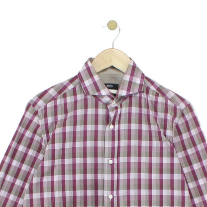 Mens Plaid Shirt Long Sleeve