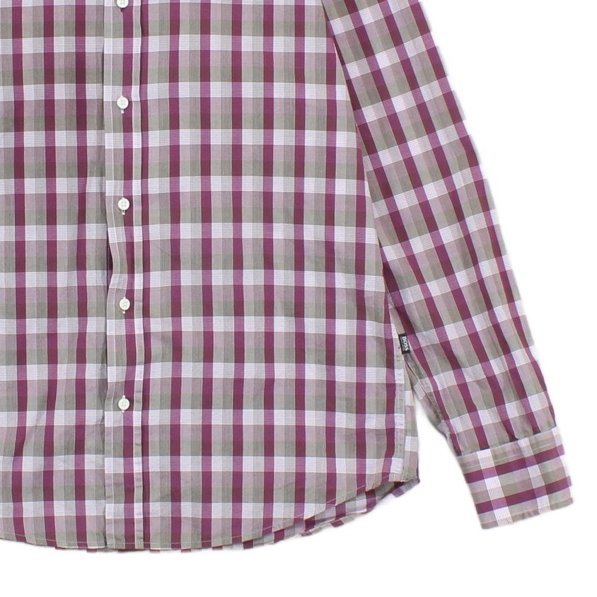 Mens Plaid Shirt Long Sleeve