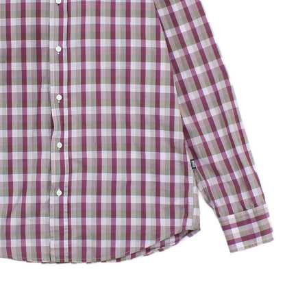 Mens Plaid Shirt Long Sleeve