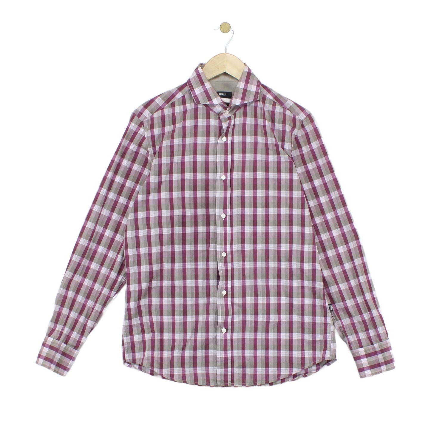 Mens Plaid Shirt Long Sleeve