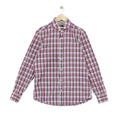 Mens Plaid Shirt Long Sleeve