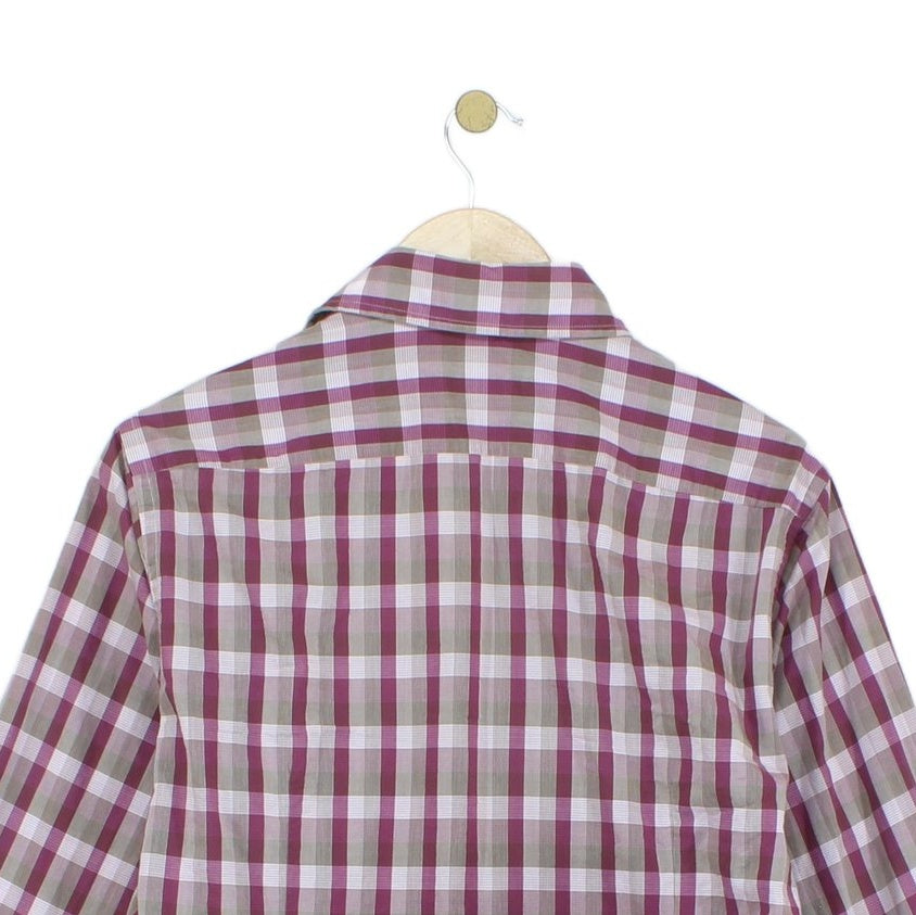 Mens Plaid Shirt Long Sleeve