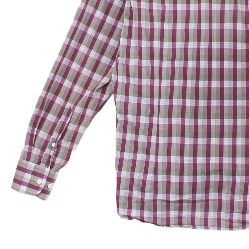 Mens Plaid Shirt Long Sleeve
