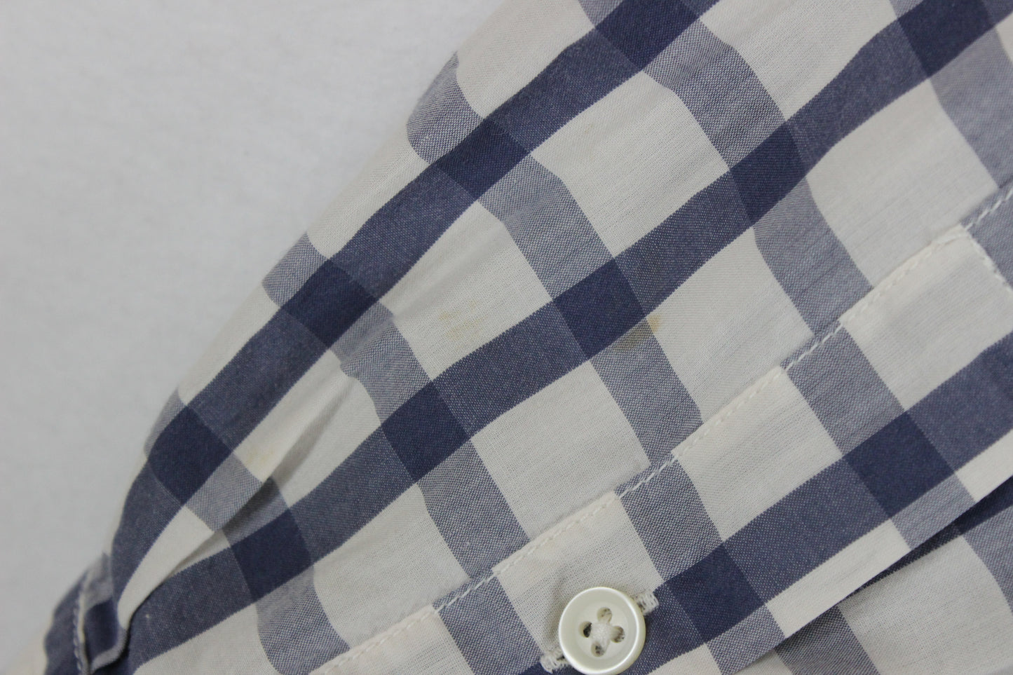 Mens Check Shirt Long Sleeve Button Up