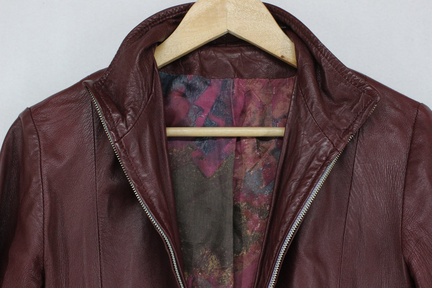 Womens Leather Jacket Made In Italy Biker
