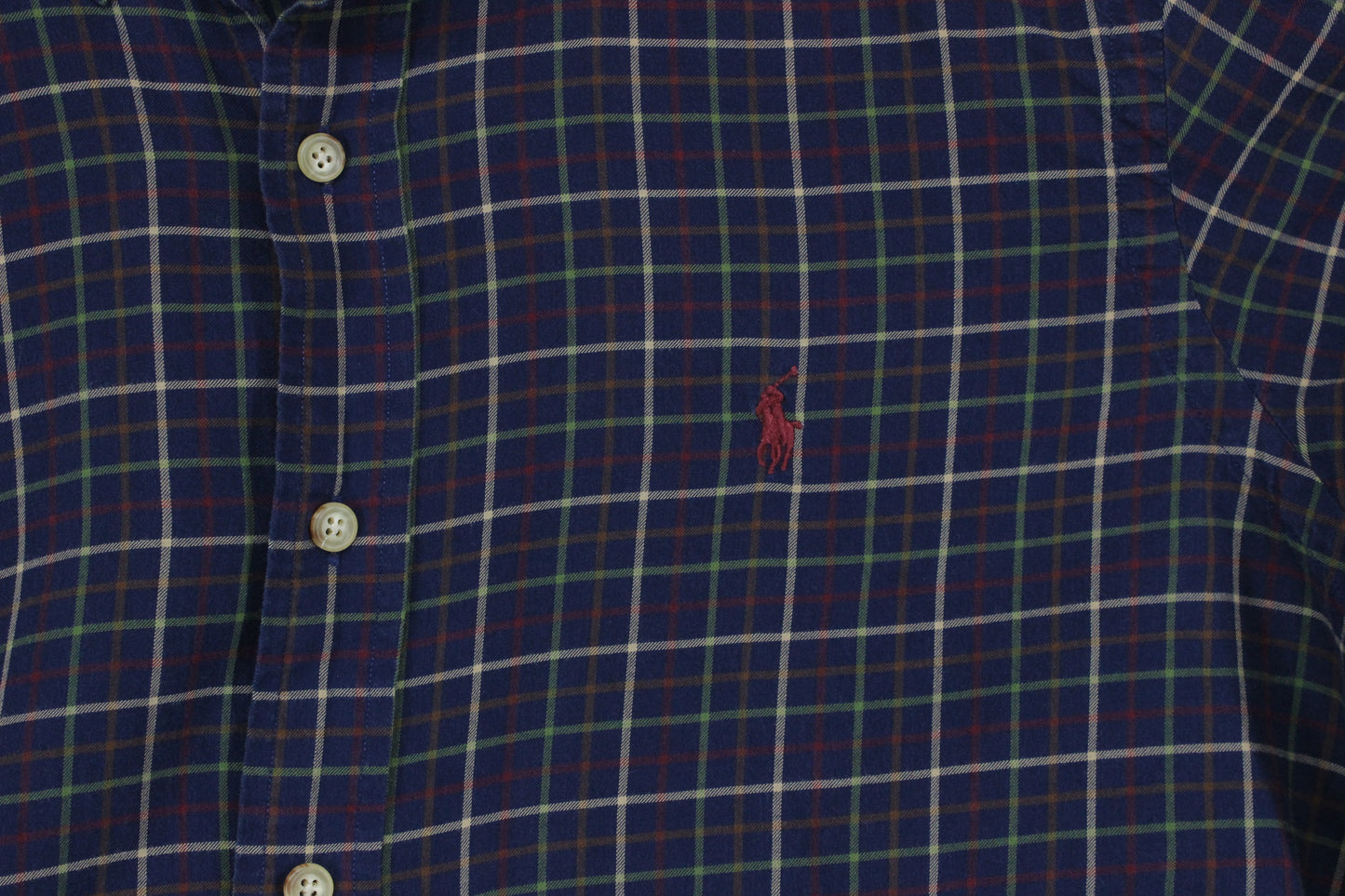 Mens Plaid Shirt Button Down Classic