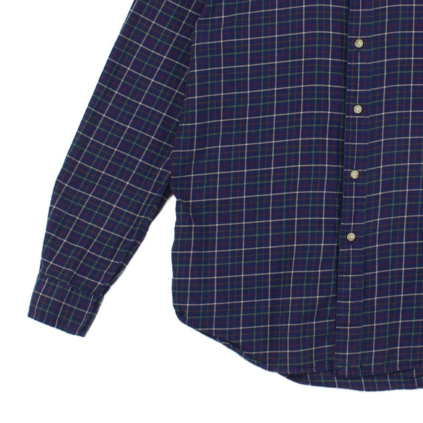 Mens Plaid Shirt Button Down Classic