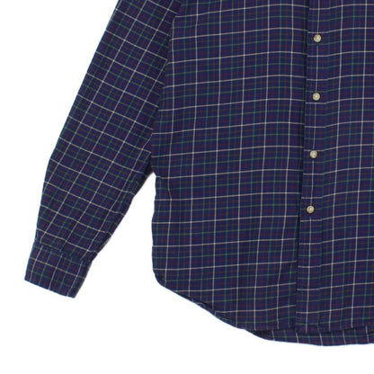 Mens Plaid Shirt Button Down Classic