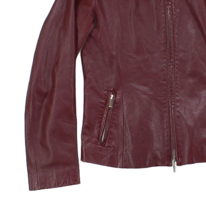 Womens Leather Jacket Made In Italy Biker