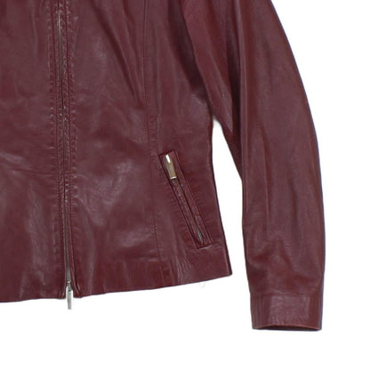 Womens Leather Jacket Made In Italy Biker