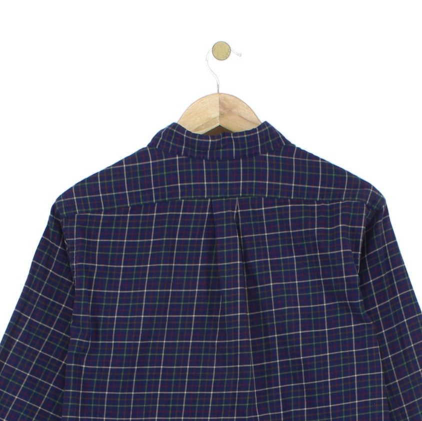 Mens Plaid Shirt Button Down Classic