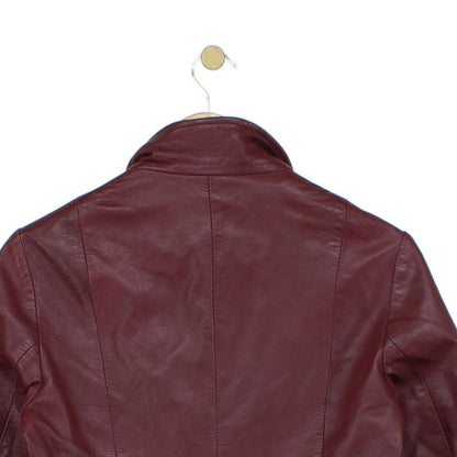 Womens Leather Jacket Made In Italy Biker