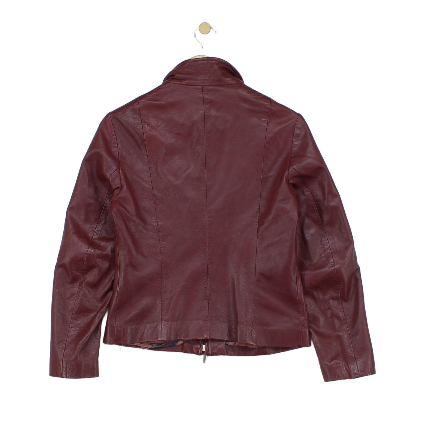 Womens Leather Jacket Made In Italy Biker
