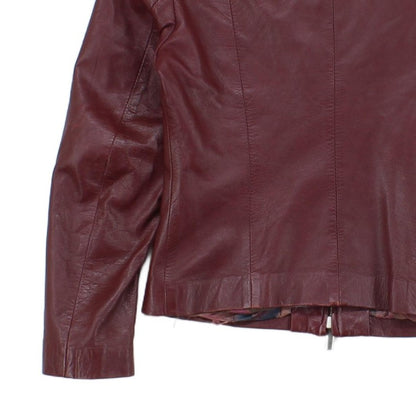Womens Leather Jacket Made In Italy Biker