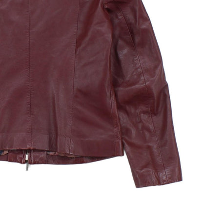 Womens Leather Jacket Made In Italy Biker