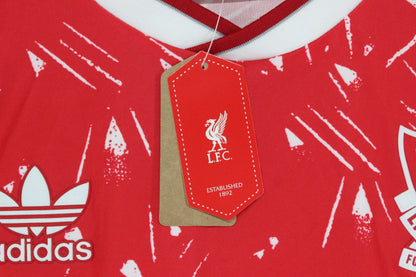 Mens Liverpool 1986 Football Shirt Remake Home Jersey