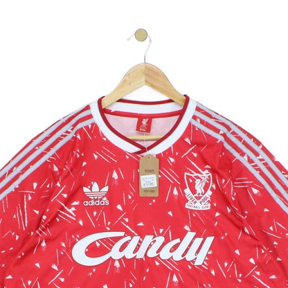 Mens Liverpool 1986 Football Shirt Remake Home Jersey