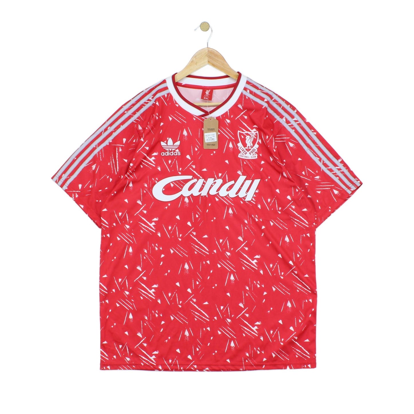 Mens Liverpool 1986 Football Shirt Remake Home Jersey