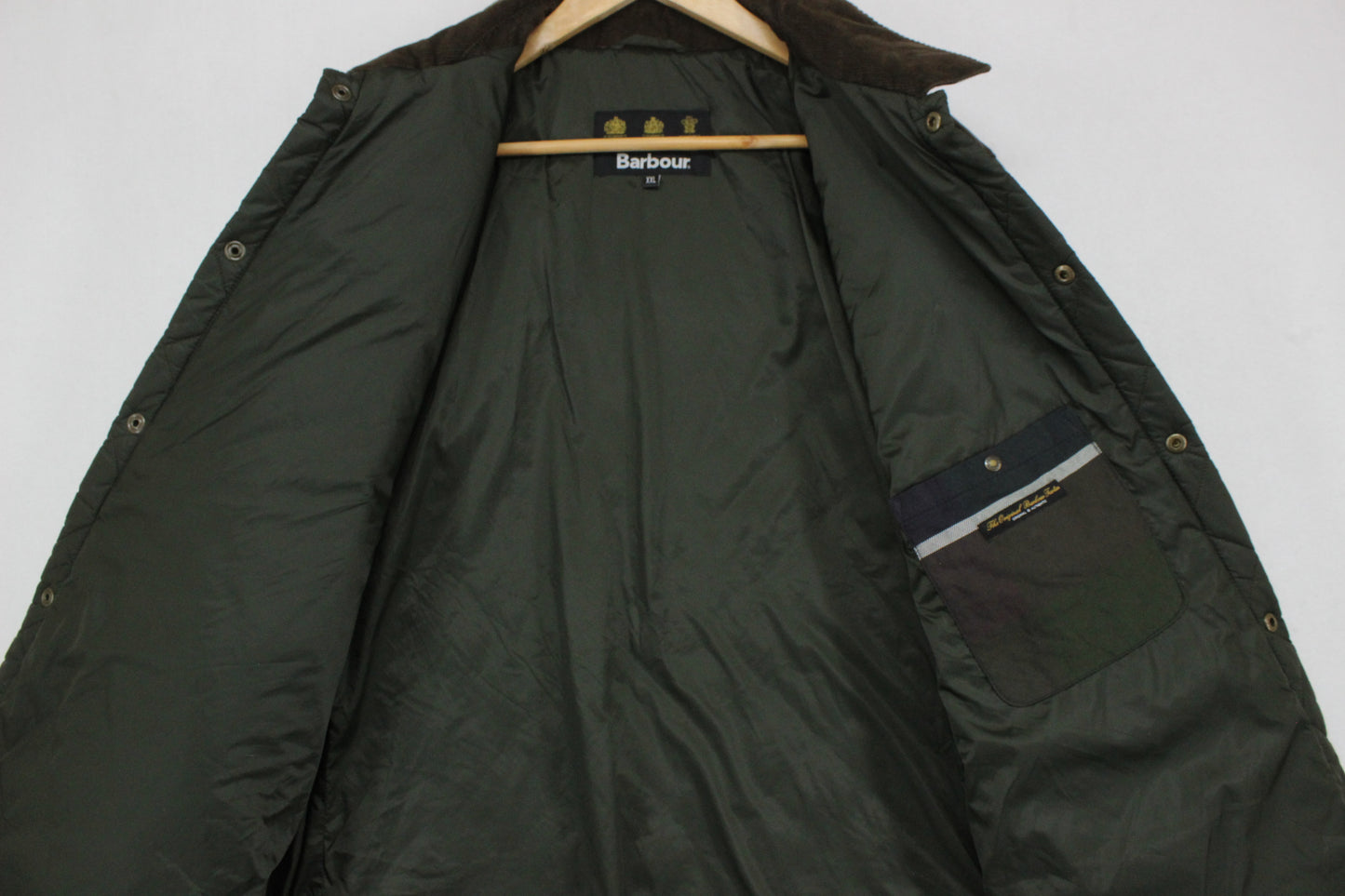 Mens Gillock Quilted Jacket Outdoor Snap Button