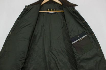 Mens Gillock Quilted Jacket Outdoor Snap Button