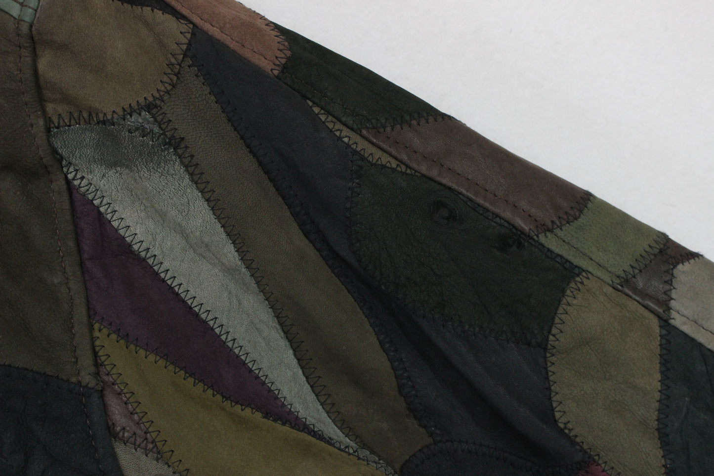 Mens Patchwork Bomber Jacket 80S