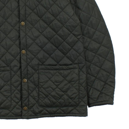 Mens Gillock Quilted Jacket Outdoor Snap Button